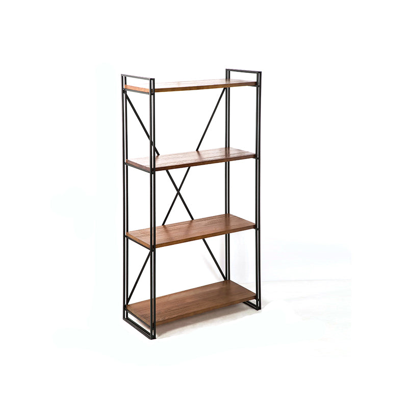 Industrial Style Bookshelf Open Shelf Solid Wood Bookcase for Home Office Clearhalo 'Bookcases' 'furn' 'furn_bookcases' 'Furniture' 'furniture_bookcases' 'kitchen' 'kitchen_bookcases' 'Living Room Furniture' 'Office Furniture' 4765604