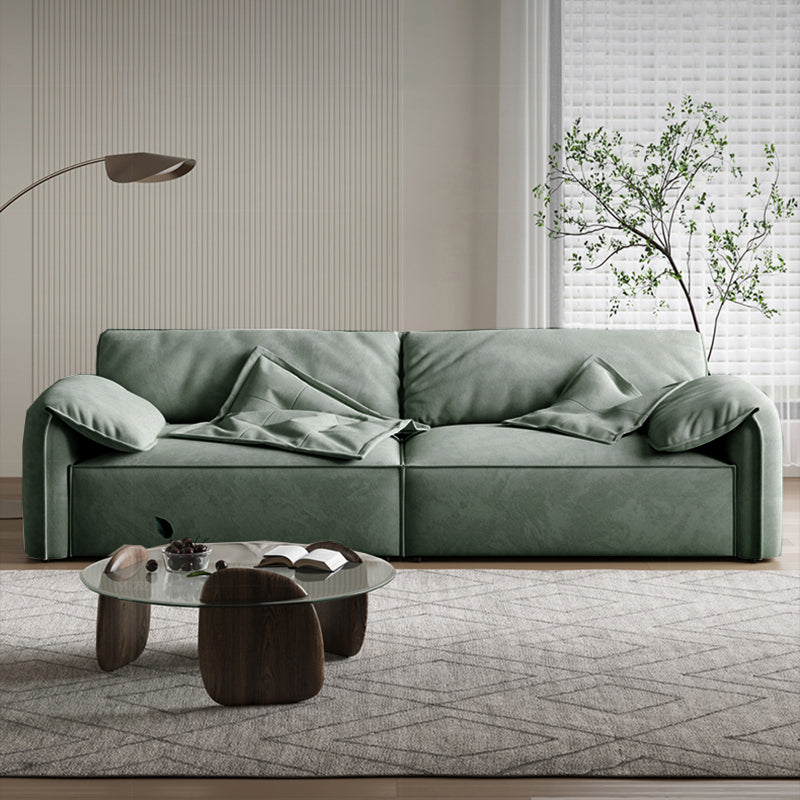 Cushions Modern Sofa 41"W Pillow Top Arm Sofa for Living Room 102.4"L x 41.3"W x 29.5"H Clearhalo 'furn' 'furn_sofas' 'Furniture' 'furniture_sofas' 'kitchen' 'kitchen_sofas' 'Living Room Furniture' 'Sofa' 'sofas' 4804904