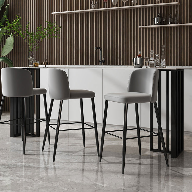 Industrial Style Bar Table 42-inch Height Stone Top and Steel Base Pub Table 70.9"L x 15.7"W x 41.3"H White Without Chairs Clearhalo 'Bar Furniture' 'Bar Tables' 'bar_tables' 'furn' 'furn_bar_tables' 'Furniture' 'furniture_bar_tables' 'Kitchen & Dining Furniture' 4952727