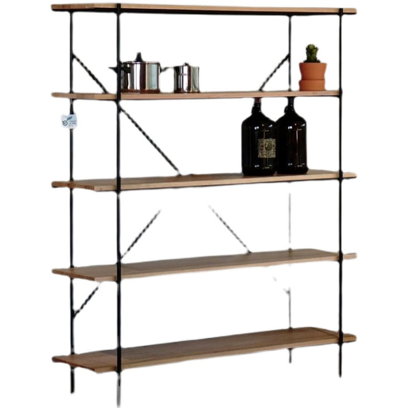 Modern Solid Wood Bookshelf Rectangular Shelves Bookcase for Home Office 23.6"L x 11.8"W x 67.7"H Clearhalo 'Bookcases' 'furn' 'furn_bookcases' 'Furniture' 'furniture_bookcases' 'Office Furniture' 4971575