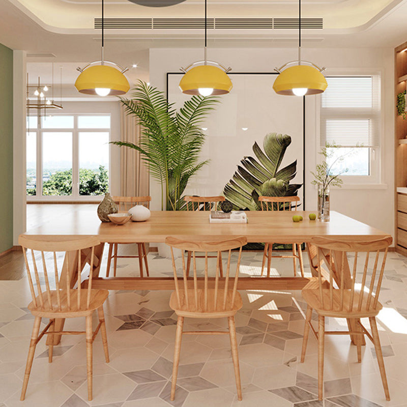 Modern 1/2/7 Pieces Dining Set Rectangle Pine Wood Dining Table for Dining Room 7 Pieces: Table, 6 Chairs Clearhalo 'Dining Room Sets' 'Dining Tables & Seating' 'dining_room_set' 'furn' 'furn_dining_room_set' 'Furniture' 'furniture_dining_room_set' 'Kitchen & Dining Furniture' 4987092