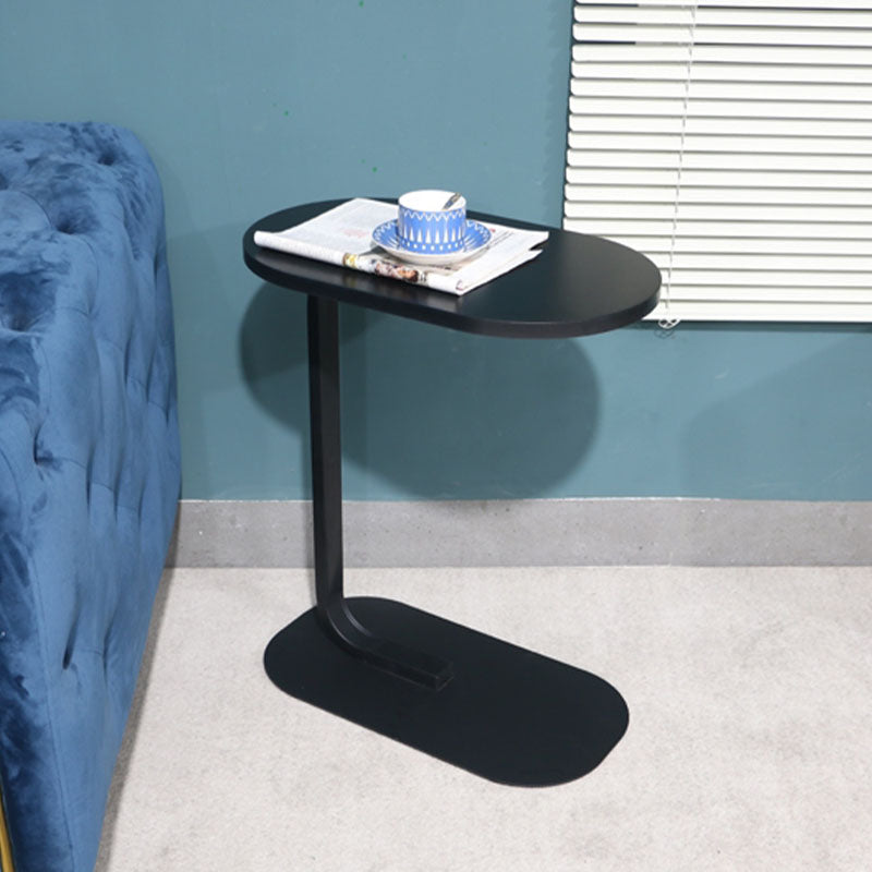 22 inch Tall Pedestal Side Table Antique Brown Solid Wood Side End Table 20"L x 12"W x 27.5"H Black Black Clearhalo 'Coffee & Accent Tables' 'End & Side Tables' 'end_side_table' 'end_side_tables' 'furn' 'furn_end_side_tables' 'Furniture' 'furniture_end_side_table' 'Living Room Furniture' 5013247