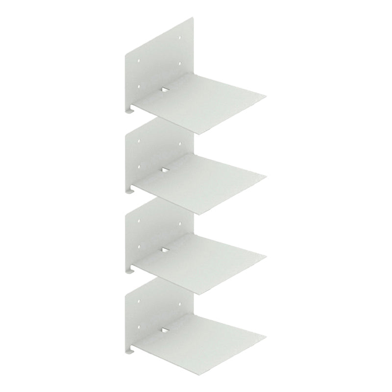 Wall Mounted Bookshelf Industrial Style Bookcase for Office and Study Room White 4 Piece Set Clearhalo 'Bookcases' 'furn' 'furn_bookcases' 'Furniture' 'furniture_bookcases' 'Office Furniture' 5029669