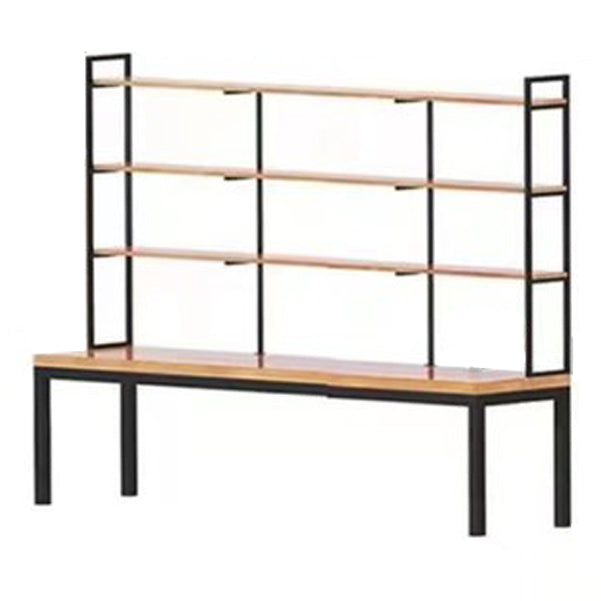 Rectangular Pine Writing Desk Solid Wood Top Desk with Black Metal Legs https: res.litfad.com site img item 2022 06 25 5035640 1200x1200.jpg Clearhalo 'furn' 'furn_office_desk' 'Furniture' 'furniture_office_desk' 'Office Desks' 'Office Furniture' 'office_desk' 5035640