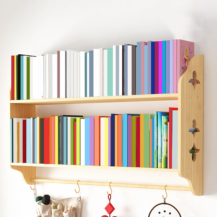 Modern Style Wood Bookshelf Wall Mounted Bookcase for Study Room 47.2"L x 6.7"W x 23.6"H Wood Clearhalo 'Bookcases' 'furn' 'furn_bookcases' 'Furniture' 'furniture_bookcases' 'Office Furniture' 5074217