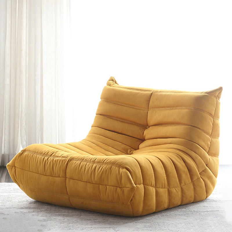 Tight Back Armless Chair Microfiber/ Suede Wear-Resistant Accent Chair