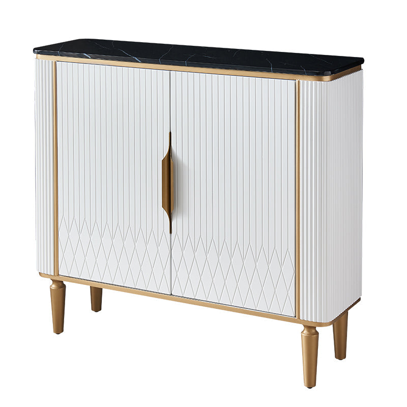 Sideboard in stile glam sideboard in marmo artificiale con mobile