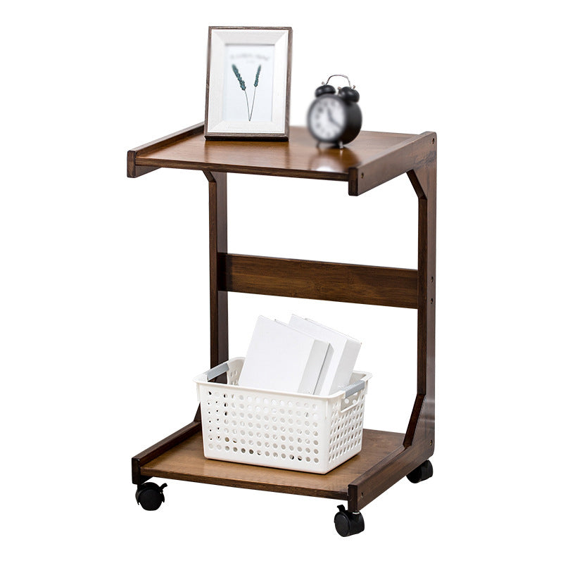 TABELLA DI NACCHIO/FINE DI LEGNO NATURALE 24,8 pollici H-SHELF COMPLETO COMPLETO CON I CAPERSO