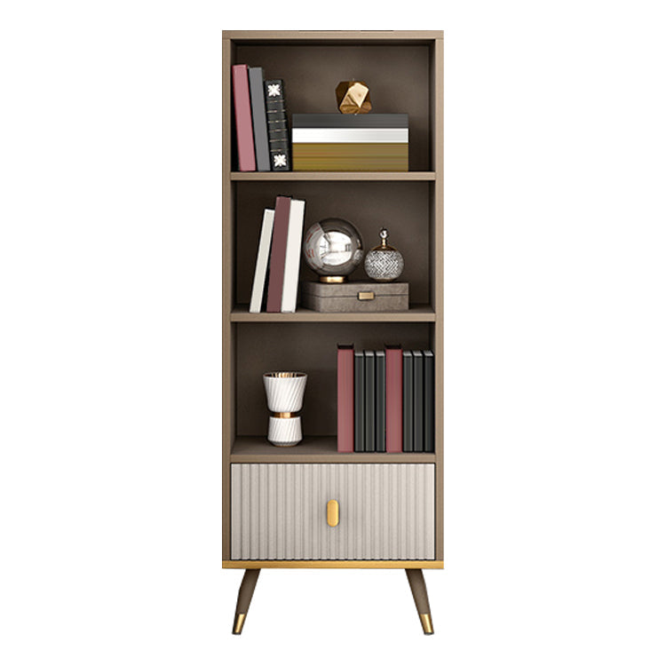 Libreria di legno moderna di libreria moderna di rettangolo con cassetti