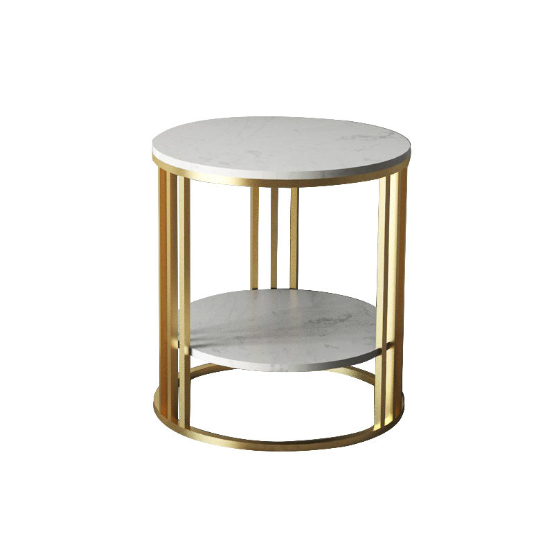 Scaffali per il comodino per letto in metallo per letti in metallo con le gambe