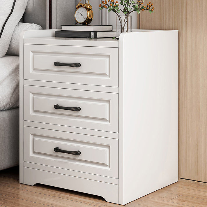 Moderne künstliche Holzbett Nachttisch Mittelholz Nachttisch mit Schublade