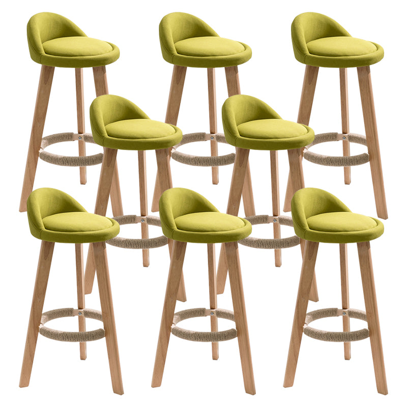 Scandinavische voetsteun Dessert Shop Stool Matte afwerking bekeekte barkrukken