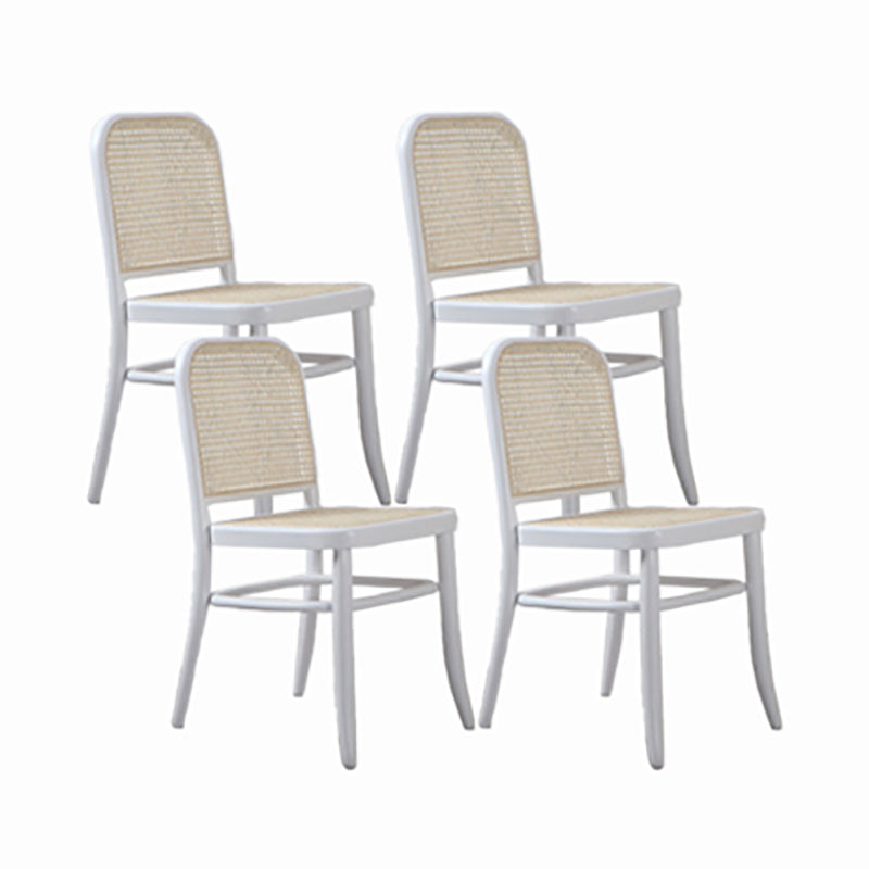 Sedia laterale tradizionale sedia da pranzo in legno massiccio per casa