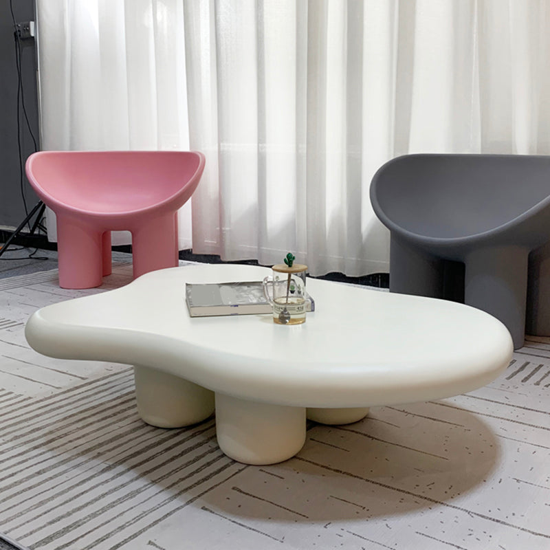 Tavolino moderno in acciaio in acciaio con quattro gambe tavolo da cocktail per soggiorno