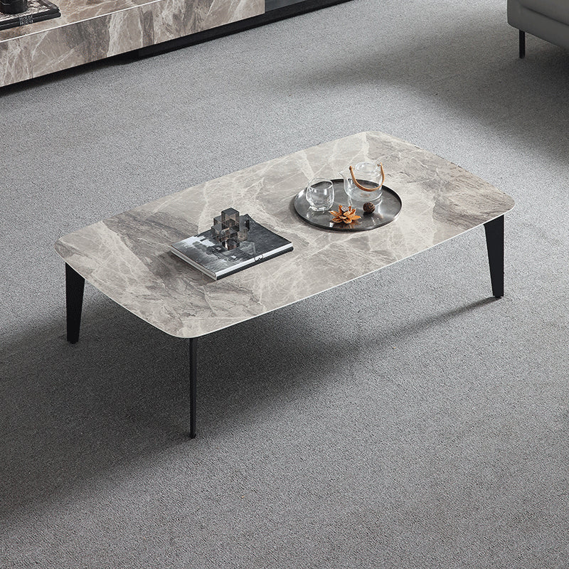 Ronde nestelende salontafel lift top Scandinavische metalen kruisbenen koffiecocktailtafel