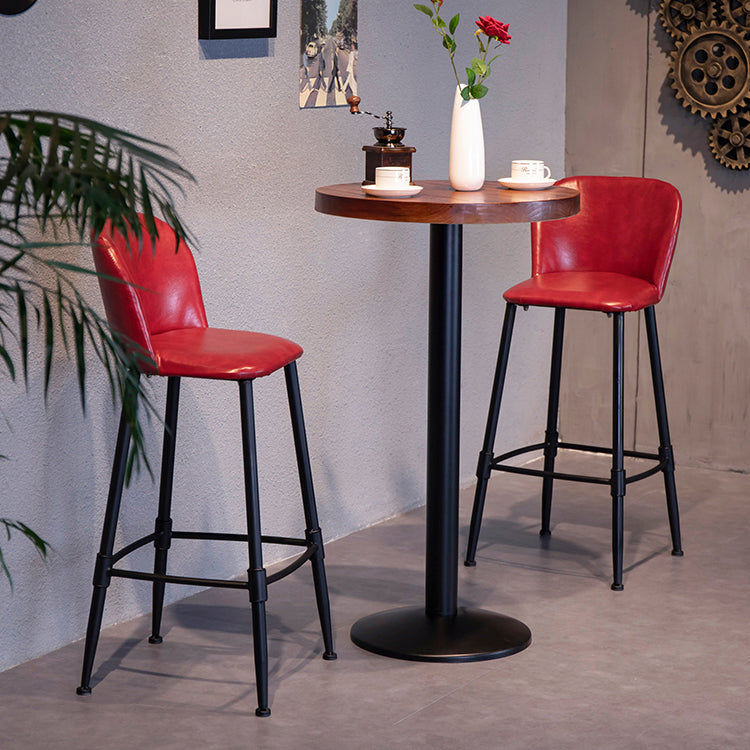 1/2/3 Pieces Industrial Solid Wood Bar Table Set Round Bistro Set for Dining Room 3 Pieces: Table, 2 Chairs Clearhalo 'Bar Furniture' 'furn' 'furn_home_bar_bar_sets' 'Furniture' 'Home Bars & Bar Sets' 'home_bar_bar_sets' 'Kitchen & Dining Furniture' 5170738