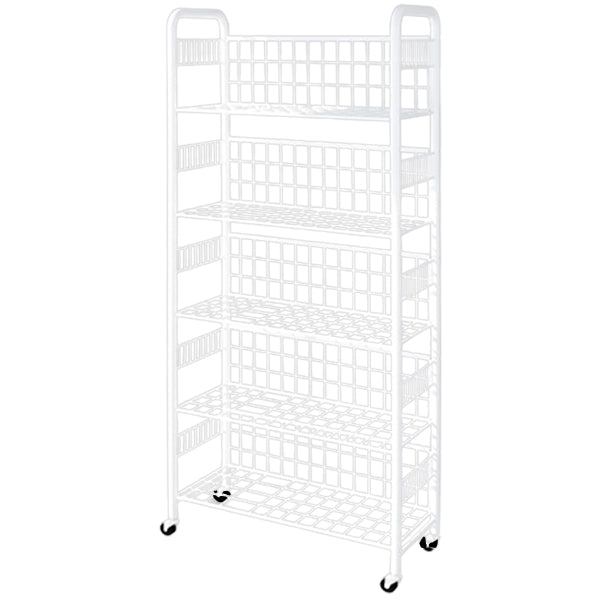 Libreria di libreria in metallo in metallo contemporaneo per ufficio