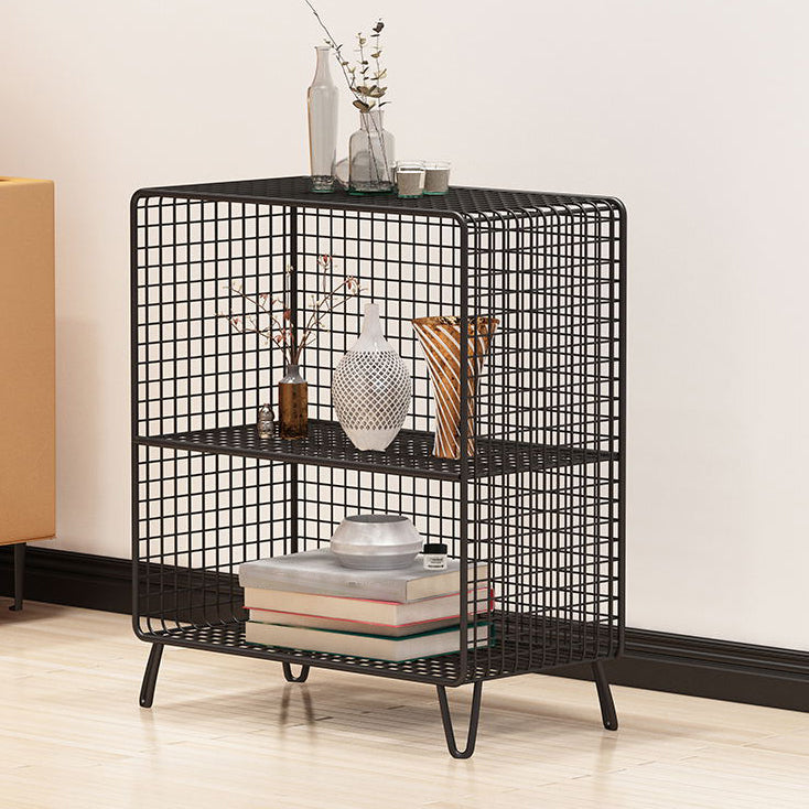 Libreria di stile moderno in stile chiuso in metallo standard libreria per casa