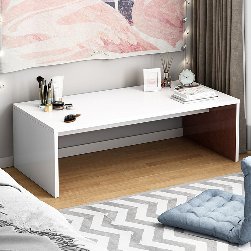 Hedendaagse stijl Engineered Wood Desk Rechthoek Slede Base Desk voor Home Office