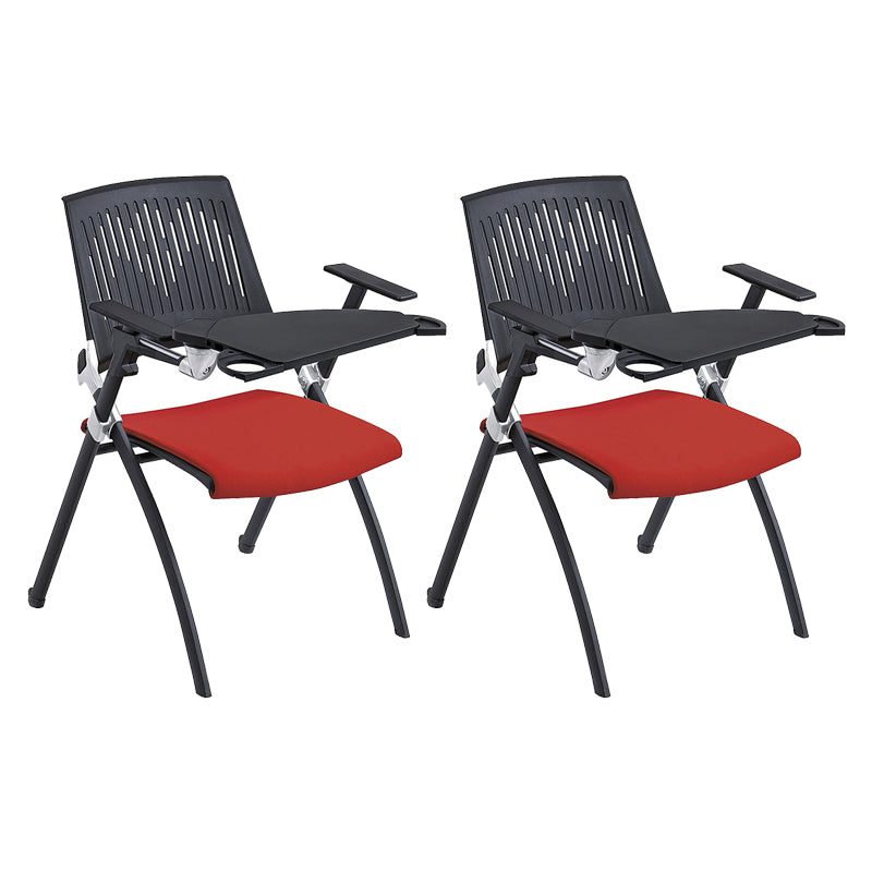 Sedia conferenza moderna con sedia da ufficio a telaio in metallo medio