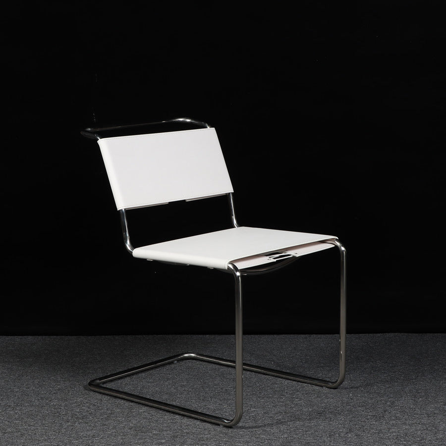 Sedia da task in pelle in finto braccio sedia moderna per ufficio senza ruote senza ruote