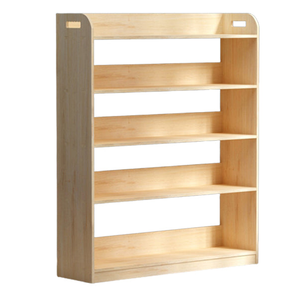 Natural Urban Etagere Bookshelf Oak Wood Open Bookcase for Home 39.4"L x 10.6"W x 47.2"H Clearhalo 'Bookcases' 'furn' 'furn_bookcases' 'Furniture' 'Office Furniture' 5180406