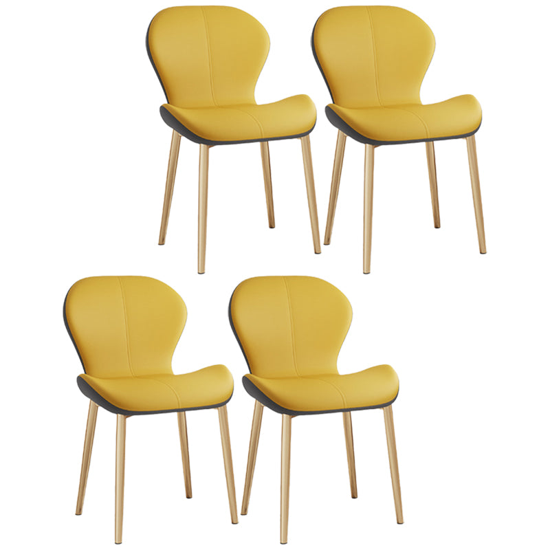 Chaise de salle à manger rembourrée moderne en salle