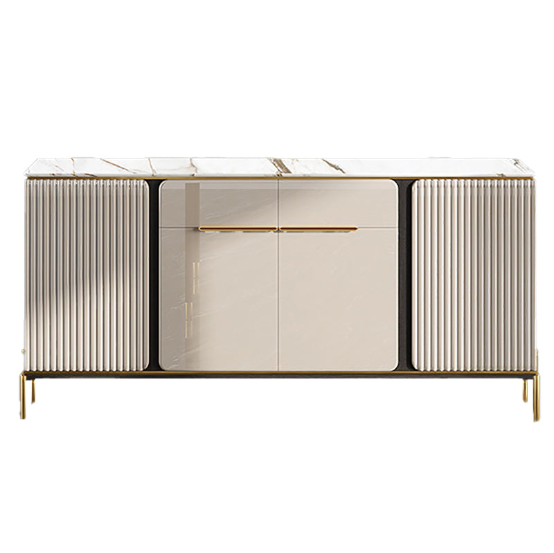 Stone contemporanea sala da pranzo sideboidali regolabili.