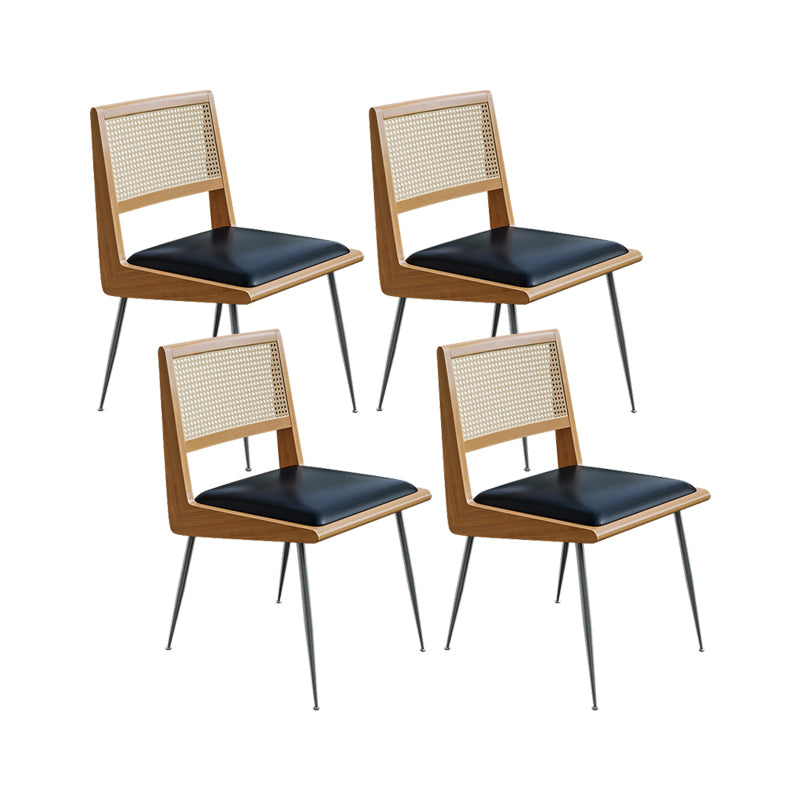 Sedia conferenza sedile in pelle sedia a metà schiena contemporanea