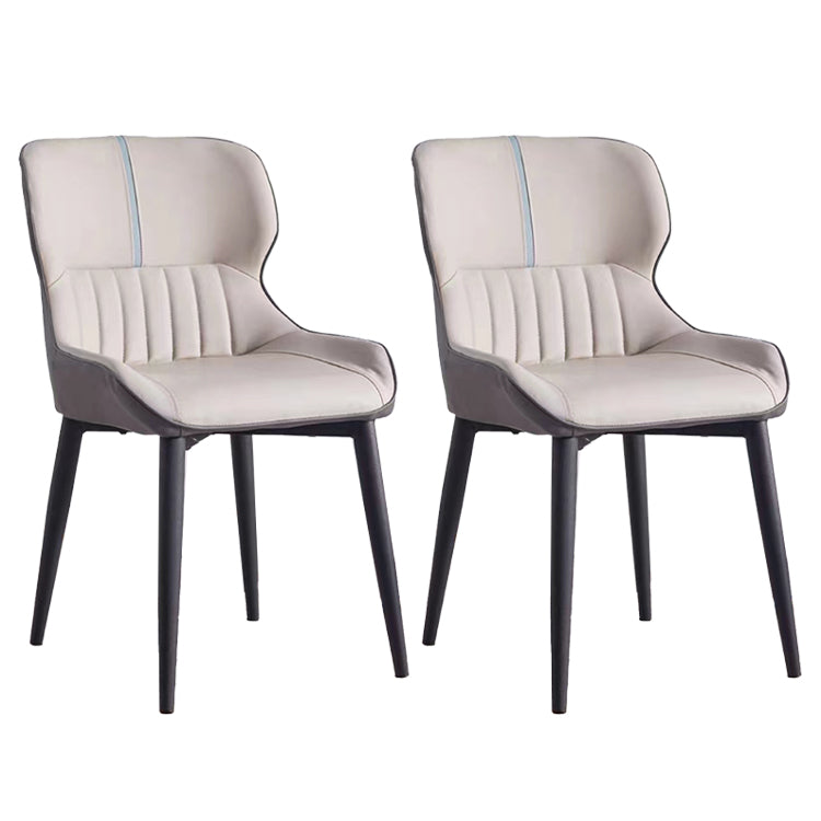 Sedia da scrivania in pelle in finto bracciale moderna sedia da task imbottita a metà schiena