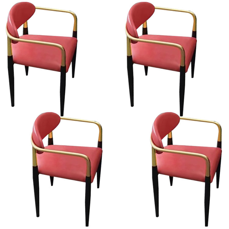 Sedia a braccio in pelle finta sedia da lavoro in stile moderno