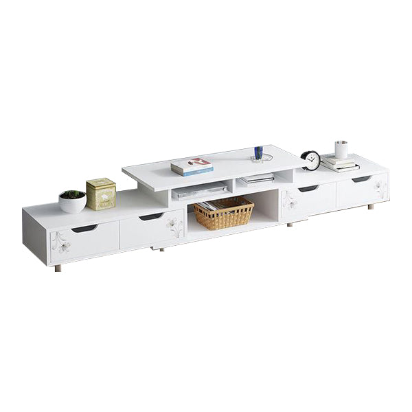 Scandinavian TV Media Stand Engineered Wood TV Stand Console