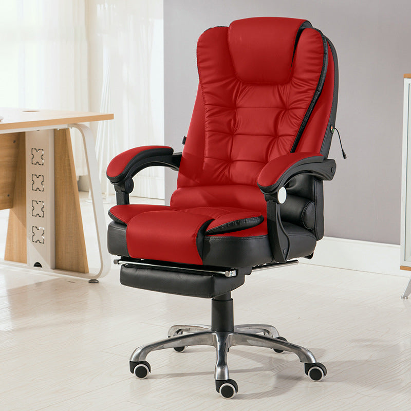 Sedia da ufficio contemporanea con Silver Metal Base Executive Ergonomic Computer Chair