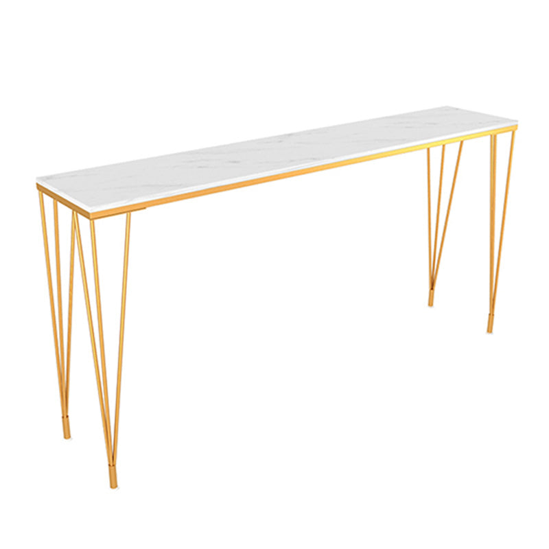 Tavolo da pranzo in pietra bar moderna tavolo da bar rettangolo con piedistallo a 4 gambe per cucina