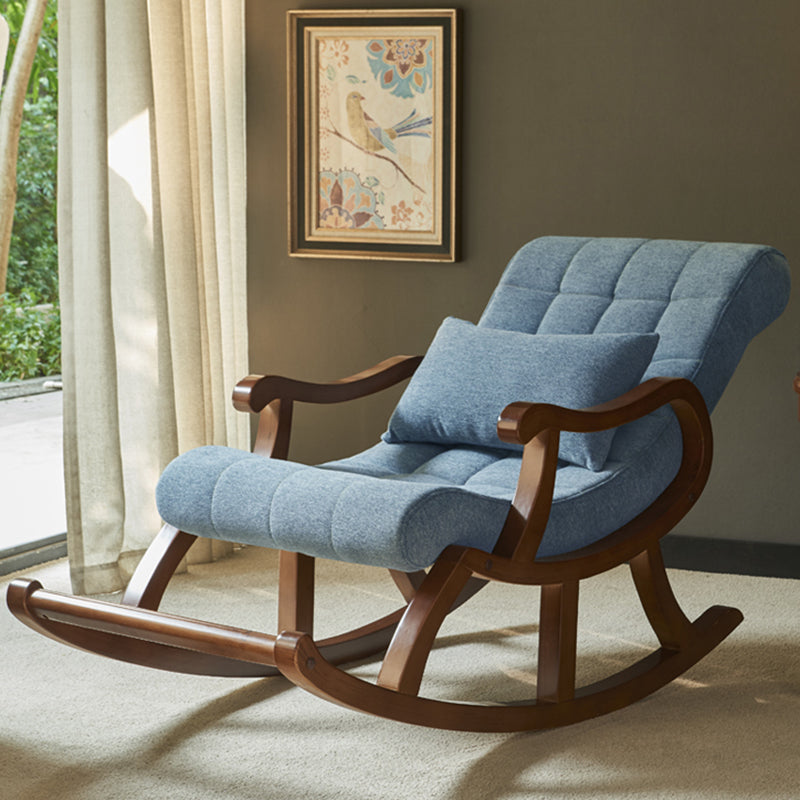 26.37 "L x 49.21" W x 35.03 "H gestoffeerde lounge stoel vast houten frame accentstoel