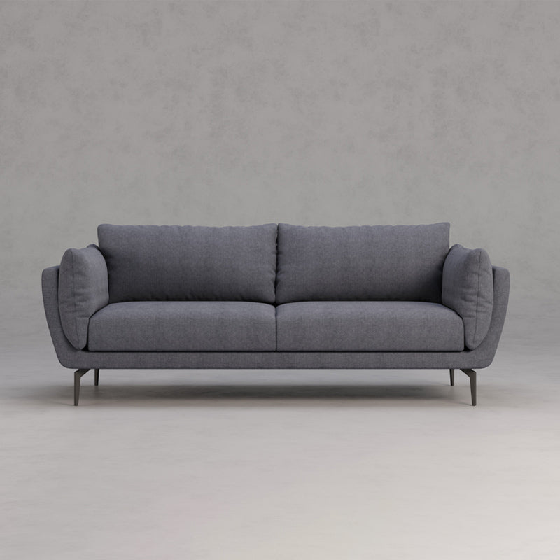 Mélange de coton Sofa moderne 33 "W canapé arrière pour le salon avec le bras de toit
