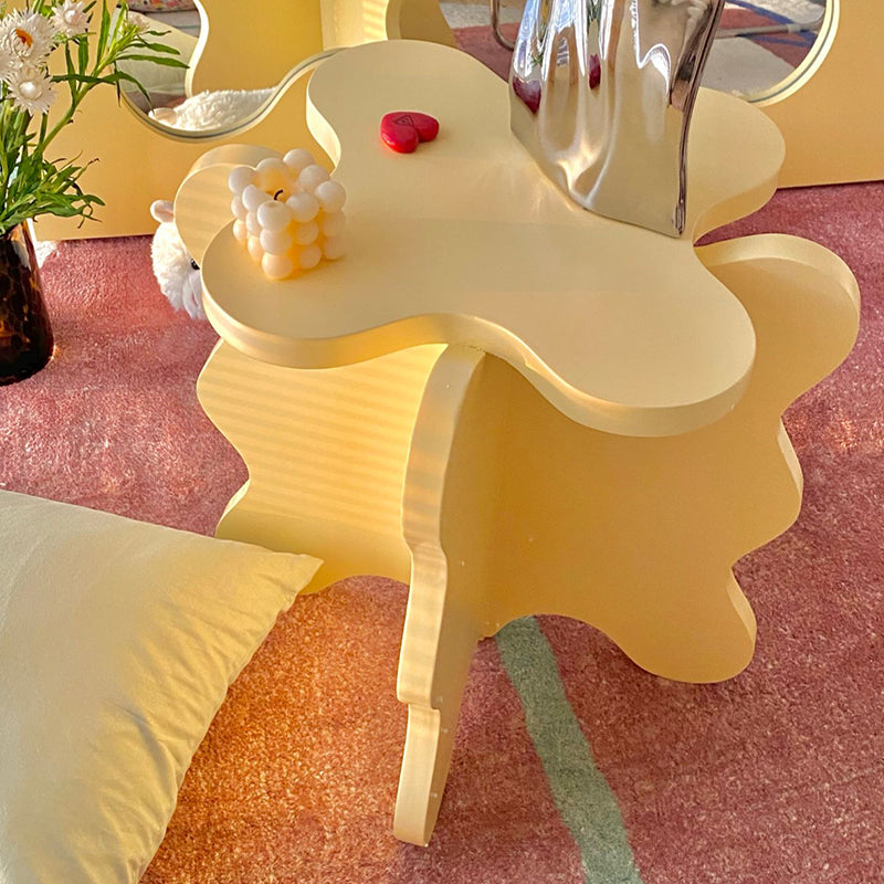 19.6 "L X19.6" W X 19.6 "H MODERNE GEOMETRISCHE HOUT SYDE TAFEL VOOR LIDE ROOM