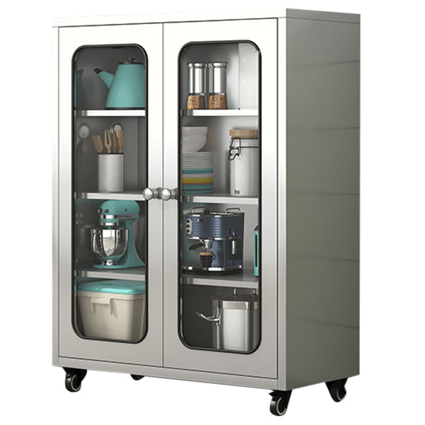 Server buffet di altezza da 42 pollici in metallo Server buffet per soggiorno per soggiorno