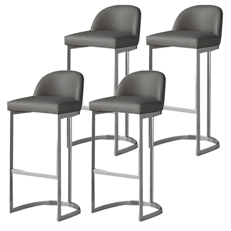 Sgabelli da banco in pelle rotonda scandinava sgabelli posteriori per cucina