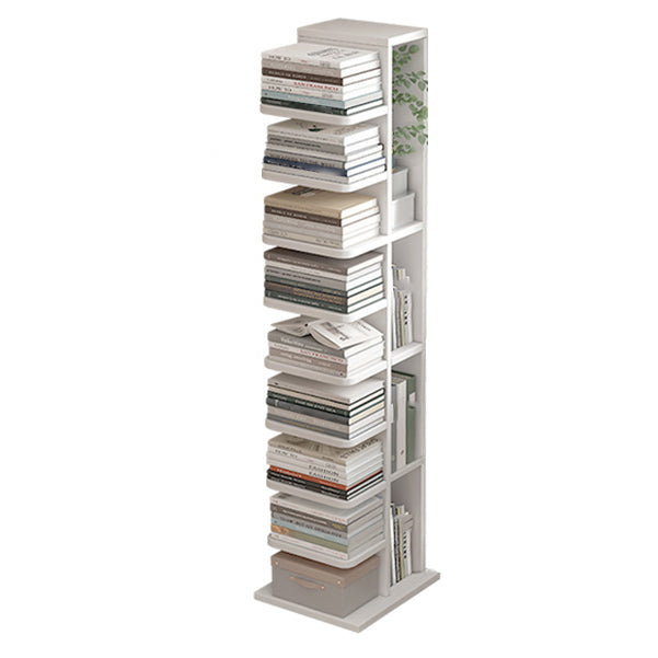 13.78"W Bookshelf Contemporary Style Bookcase for Home and Office