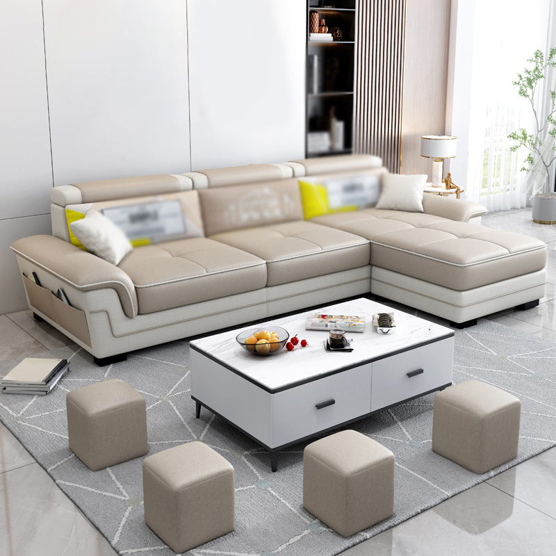 82,68 "d x 33,46" w x 35.43 "H cuscino cuscino cuscino con ottoman