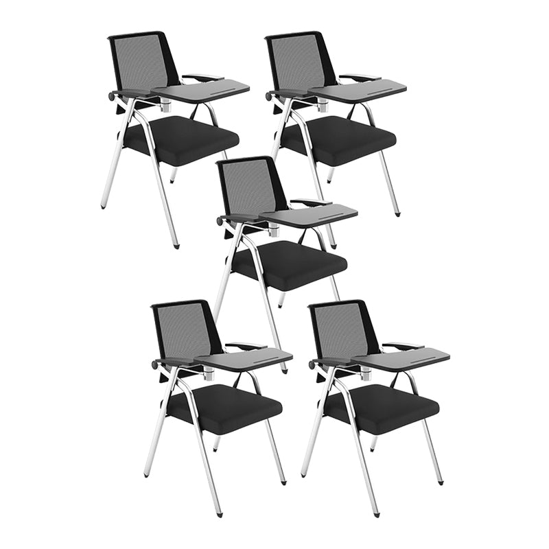 Sedia conferenza con telaio in acciaio moderno mesh sedia a braccia fisso