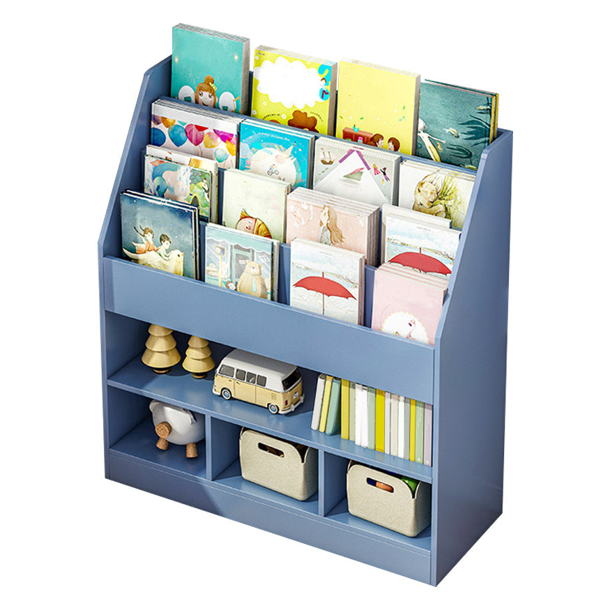 Scandinavian Style Bookshelf Engineer Wood Bookcase for Office