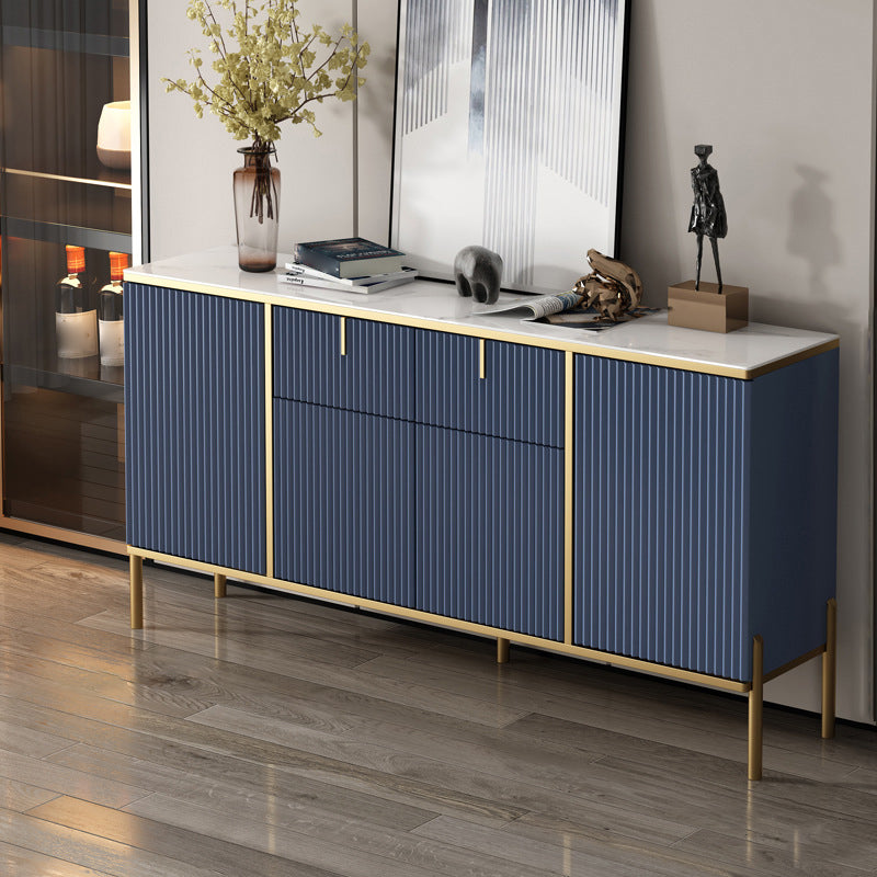 Glam Sideboard Stone Top Sideboard mit Tür für Wohnzimmer