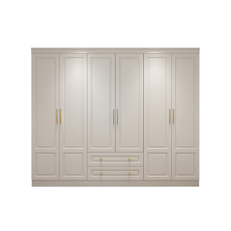 Contemporary Wooden Wardrobe Soft Close Drawer Wardrobe Closet for Bedroom