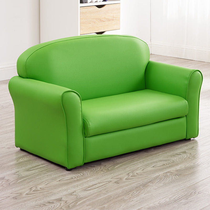 Sofá del sofá de brazo enrollado de la espalda apretada contemporánea para niños
