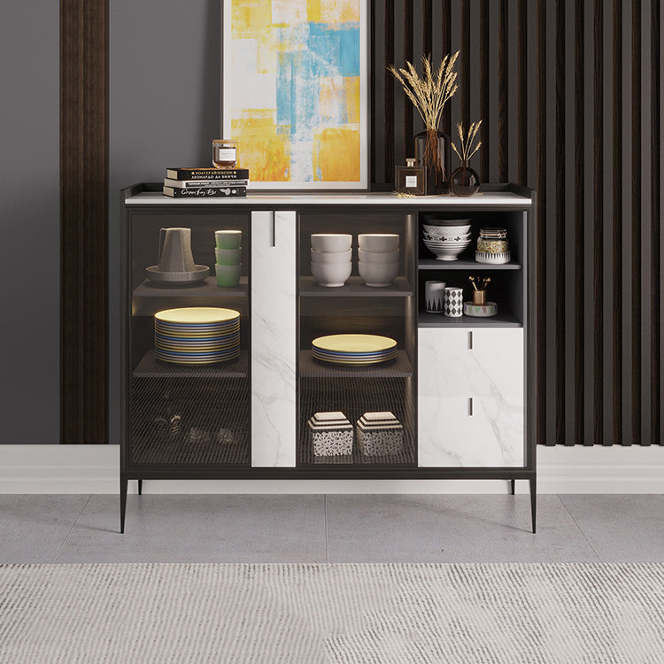 Modern Sideboard Table Stone Top Sideboard con puerta para el hogar