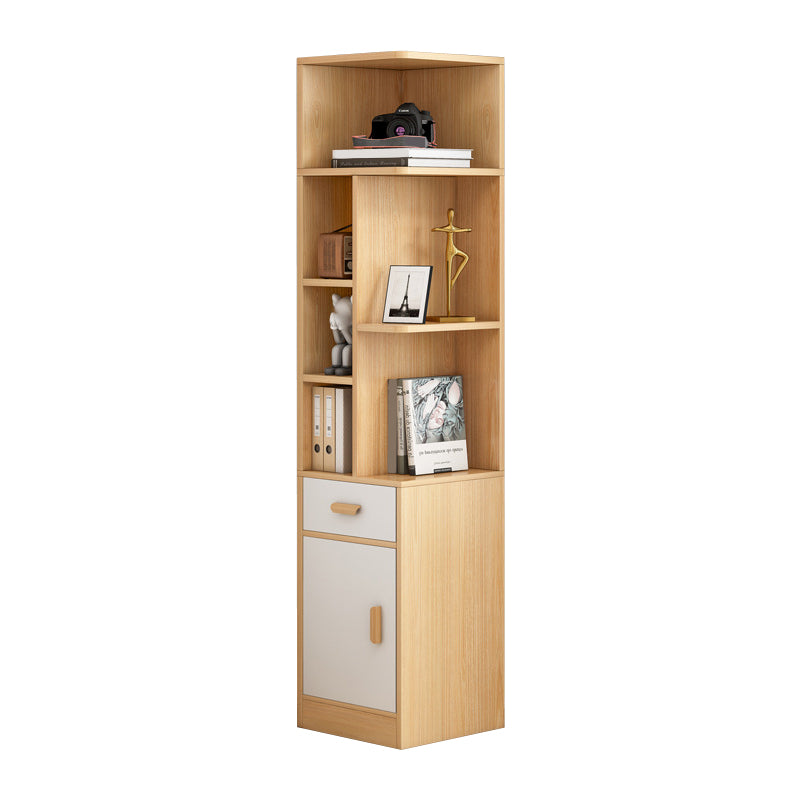 Engineered Wood Shelf Bookcase Scandinavische hoek boekenkast voor studieruimte