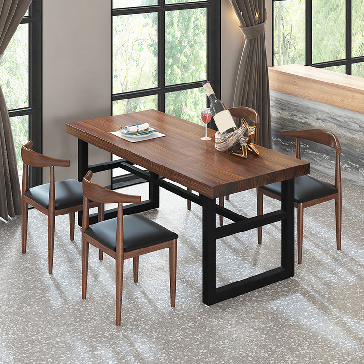 Moderne 1/3/5 Stück Essset Rechteck Holz Esstisch für Küche