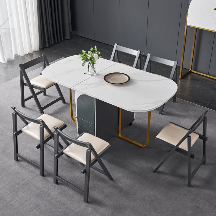 Tableau de sites à manger de base de meubles de style moderne, 59 "L x 31,5" W x 29,3 "H